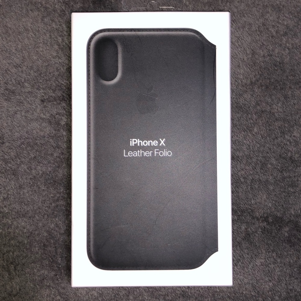 iPhone X Leather Folio Apple Case